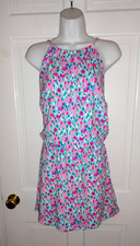 NWT LILLY PULITZER MULTI HOTTIE DOTTIE GIANNI SKORT ROMPER L