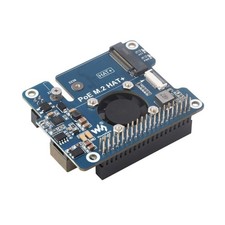 PCIe To M.2 Adapter With PoE Function For Raspberry Pi 5 Supports NVMe Protocol