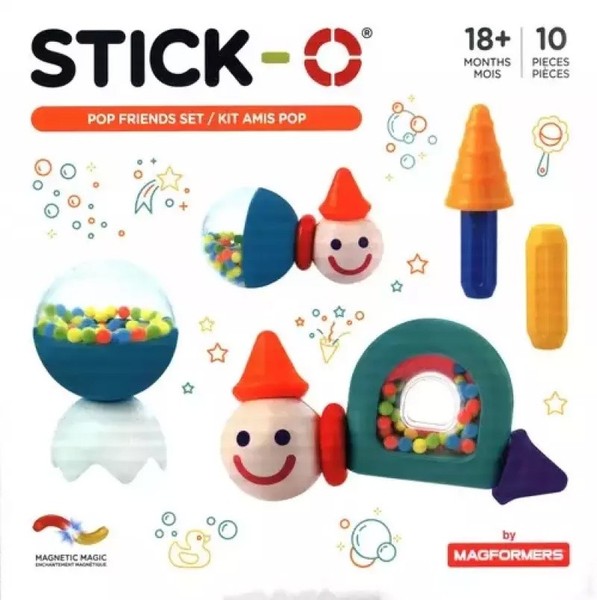 STICK-O Przyjaciele Z Grzechotkami - Magformers-image