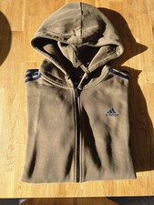 Adidas Felpa con Cappuccio Oliva Taglia XL