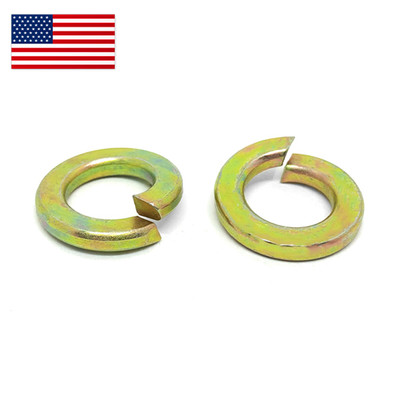 #ad 1 2quot; Grade 8 Split Lock Washers Zinc Yellow USA Made Pick Quantity $354.28