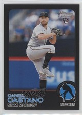 2022 Topps Heritage High Number Black Bordered /50 Daniel Castano #702 2f9