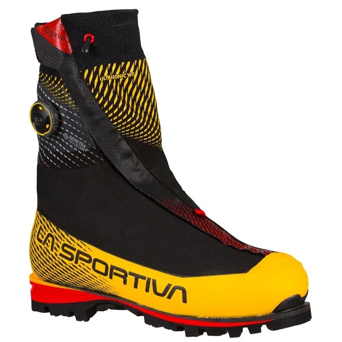 Botas de expedición de montañismo LaSportiva G5 Evo negras/amarillas unisex