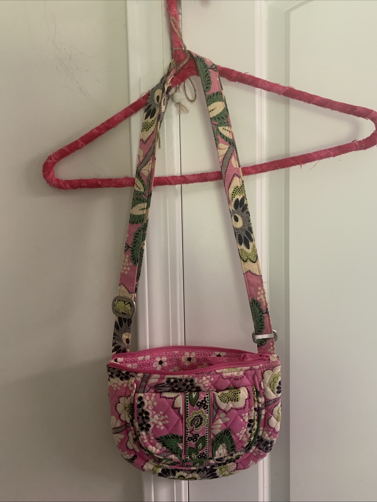 Vera Bradley Small Petal Pink Floral Handbag Purse