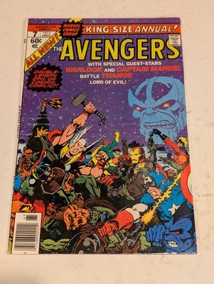AVENGERS KING-SIZE ANNUAL # 7 - 1st Mind, Space, Reality stones, Thanos/Warlock