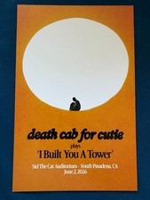 Carte promo Death Cab For Cutie I Built You A Tower Sid The Cat