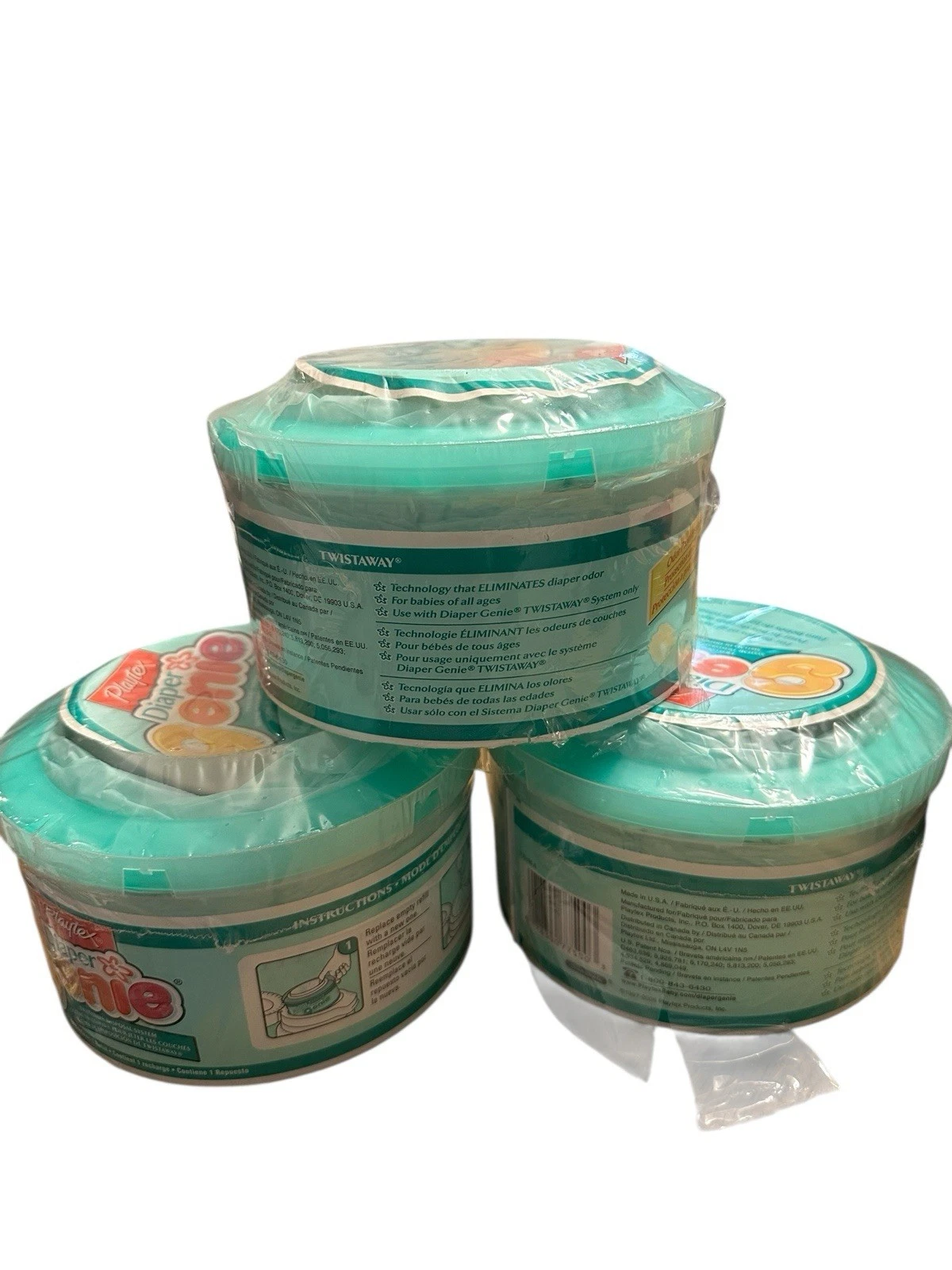 NEW Playtex Diaper Genie TwistAway Refill Sealed Y2K X3