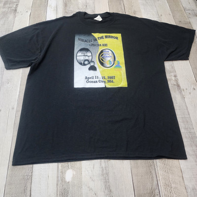 Retro CPRCNA Miracle In The Mirror Narcotics Anonymous T-shirt Jerzees XL