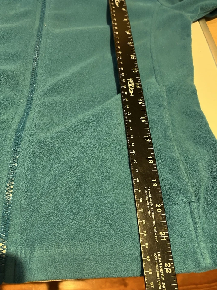 Chaqueta Polar Edge para mujer talla M verde azulado franela exterior cálida cómoda camping senderismo Foto 4 de 4