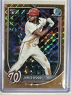 2025 Bowman Chrome - James Wood #29 Gold Geometric Refractor /50 (RC)