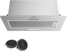 Cappa Aspirante 52 Cm BIHT17SS-52 Cappa a LED Sottopensile Aspiratore a Parete C