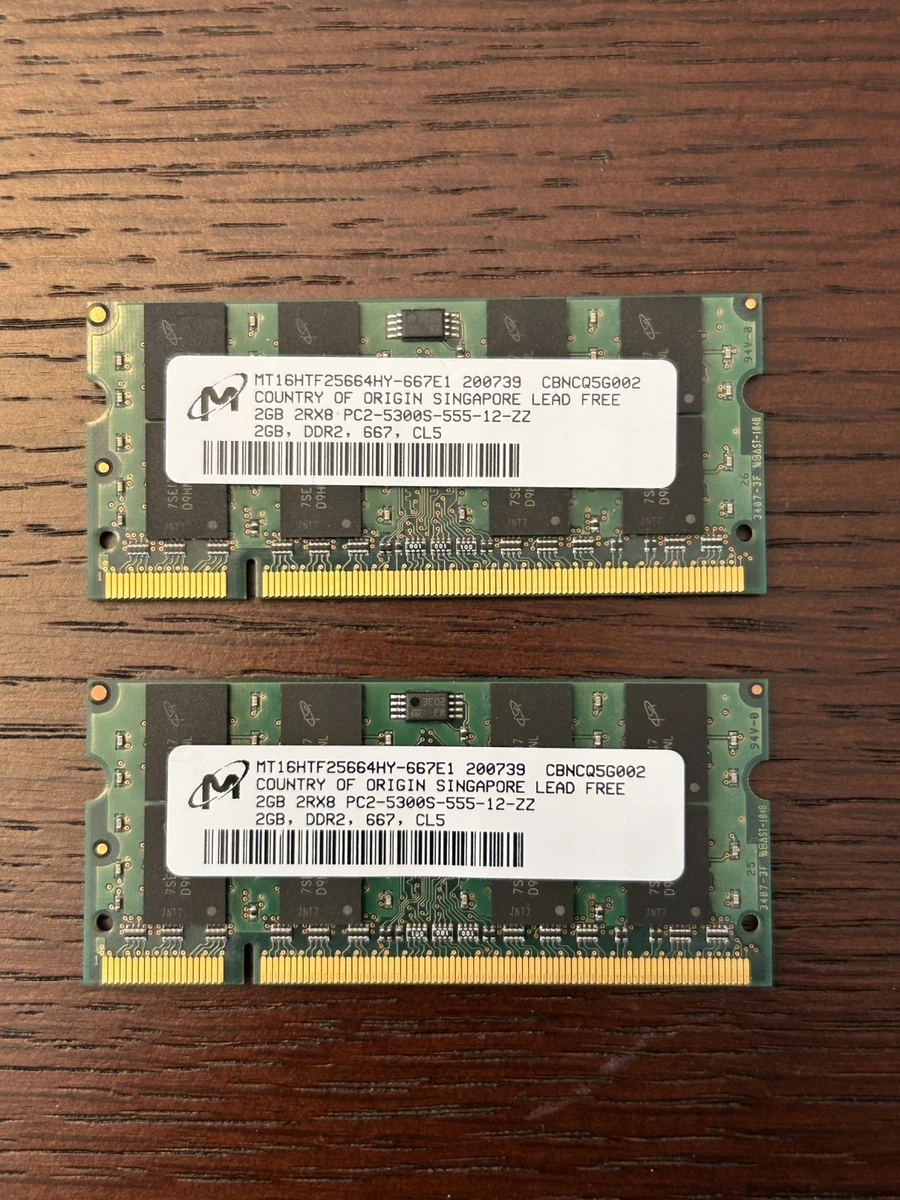 Barrette RAM 2 Go DDR2 PC2-5300 667 MHz Pour Lenovo C100 - Marque Samsung - Neuf
