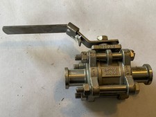 3/4" 316 STAINLESS STEEL 2-WAY FULL PORT SANITARY BALL VALVE 1000 WOG