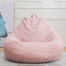 Removable Bean Bag Chair Sofa Cover Washable Puff Couch Cover  Bedroom