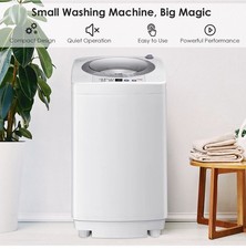 Costway Full-Automatic Portable Washer with 6 Programs and 3 Water Level 1514