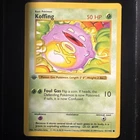 Pokémon TCG Koffing Base Set, 1st Ed Unlimited Common Card 51/102 Vintage