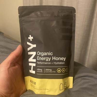 Buzz Organic Honey Energy Gel with Electrolytes, Magnesium, Sea Salt, Potassium 