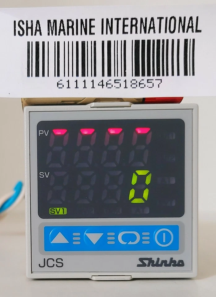 Shinko Jcs Séries 1/16 Din Jcs-33a-s / M Température Processus Contrôleur Blanc - Photo 4/4