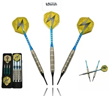 Soft Tip Dart Set 18 Grams Classic Darts Steel Barrels Aluminium Shafts W/Case
