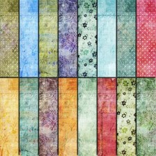 16 A4 Scrapbook Papier Basteln Bastelpapier Designerpapier Vintage Sommer 220g 