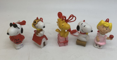 VTG Sunkisses Hawaii 5 Piece Set Peanuts Snoopy Lanyard Strings No Pens