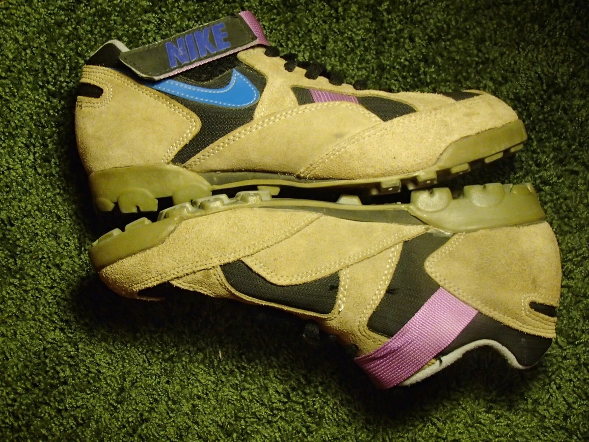 Vintage 90’s Nike Men’s Size 8.0 NGUBA Cycling Shoes Suede Beige Multicolor Vintage 90 main image 3