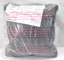 Bestar Bush Square Decorative Throw PIllow Gray Living Room Decor 17" x 17"