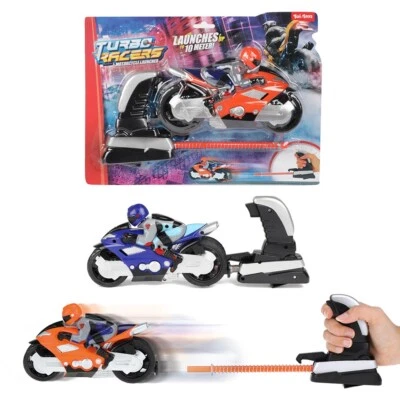 TOI-TOYS Spielzeugmotorrad Fahrer mit Abschuss - bis zu 10 Meter, Spielzeug Motorrad