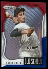 2021 Panini Prizm #OS-7 Sandy Koufax Old School Red/White/Blue Prizm