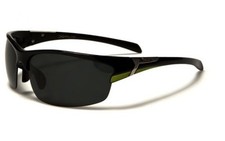 Men's POLARIZED X Loop Sunglasses XL53103PZ Davis E5 black green smoke lens