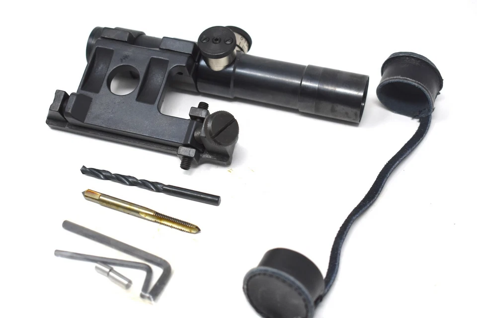 Mosin Nagant PU91/30 Scope with Mount Complete Set SVT-40 MG4X20 German Reticle - Image 2 of 4