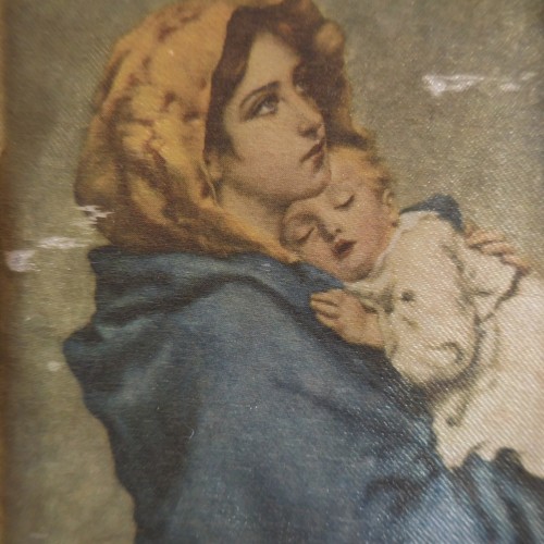 3 Reproductions Ferruzzi Virgin and Child Perroneau Young Girl with Cat N3059 - Picture 8 of 12