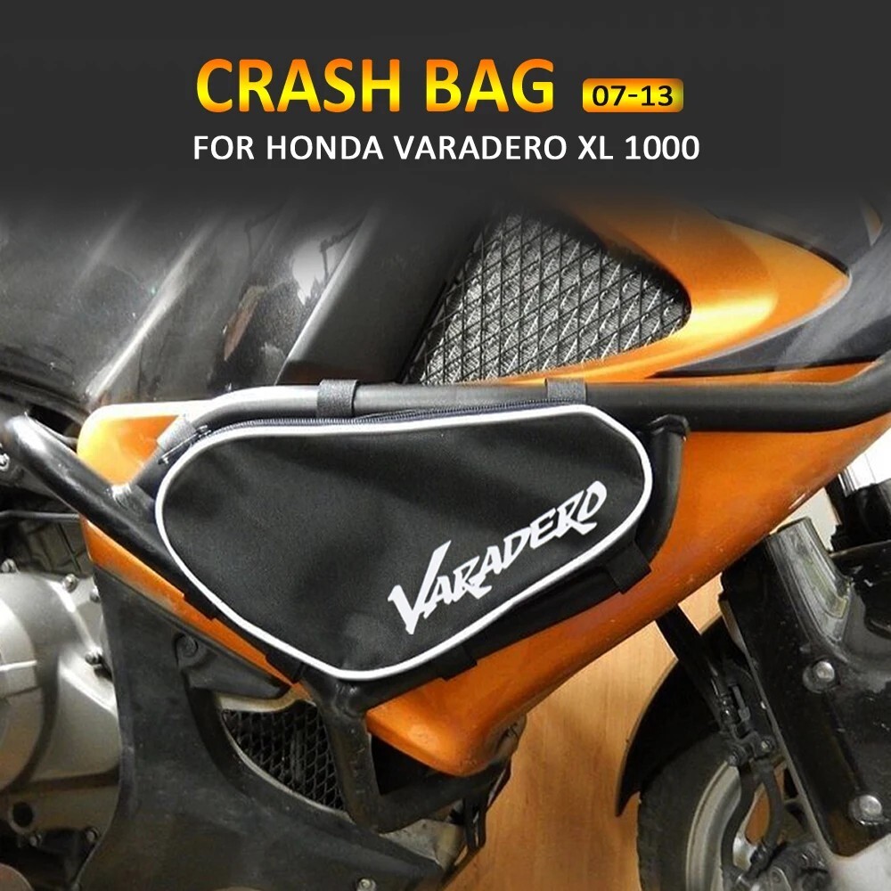 Tool Placement Bag Frame Crash Bar Side Bag For Honda XL1000 Varadero 2007-2013