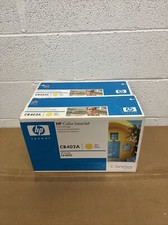 NEW - a Lot of 2 GENUINE HP CB402A YELLOW TONER CP4005 642A