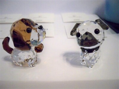 SWAROVSKI PUPPY COLLECTION 8 PIECE SET | eBay