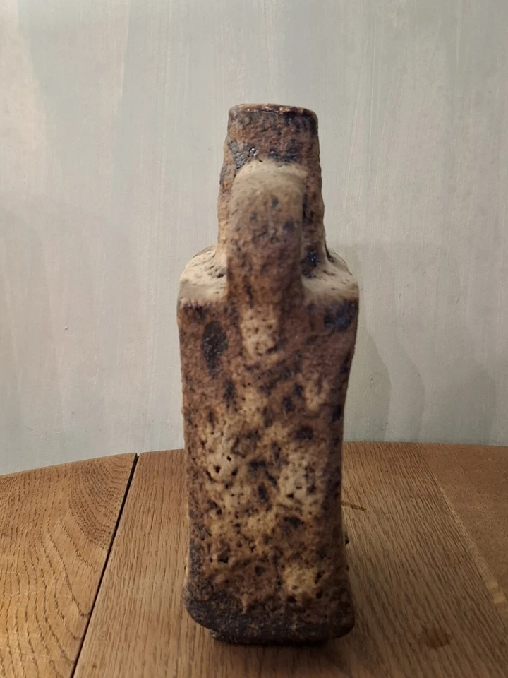 Vintage Marius Van Woerden Vest Keramik Kettle Vase Rare Netherlands Fat Lava - Image 3 of 4