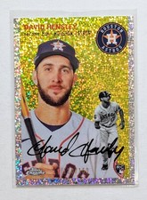2023 Topps Chrome Platinum David Hensley Speckle Refractor /150 RC #147 Astros