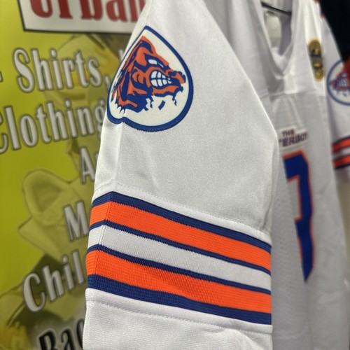 Maglia calcio bianca The Waterboy Bobby Boucher #9 Adam Sandler uomo M cani fango - Foto 6 di 11