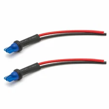 2pcs T10 168 W5W Male Plug Connector Side Marker Light Retrofit Wiring Harness
