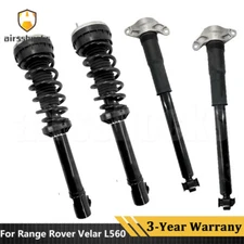 Full Front Rear Shock Struts Assys w/CVD Active For Range Rover Velar L560 17-21