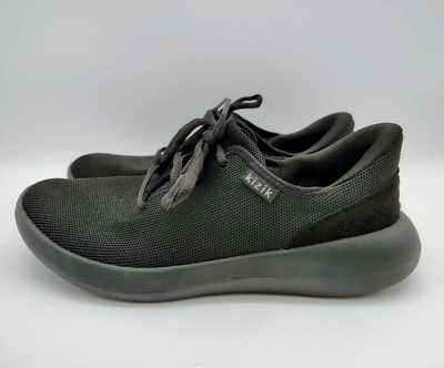 Kizik Madrid Eco Knit Black Sneakers Shoes Hands Free Men display picture 1