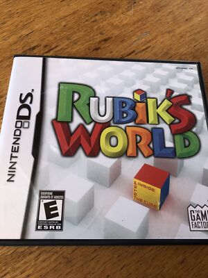 Rubik's World (Nintendo DS, 2008)-Case Only No Game