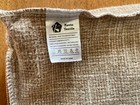2-Pc Tweed Brown White Neutral Modern Farmhouse Throw Pillow Covers, LR, Bedroom — photo 6