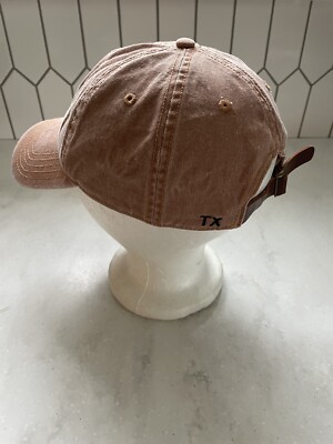 Texas Tan Hat HOME Free State Outline Cotton Strap Back  display picture 2