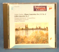 CD - Saint-Saens - Piano Concerts 2  4 - Cello Concerto 1 - SONY Classics