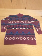 VTG 90  s Beldoch Popper Colorful Sweater Womens Size Medium 100 Acrylic