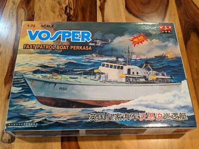 Wasan Vosper Fast Patrol Boat Perkasa Motorized  Model Kit #02504 Unassembled 
