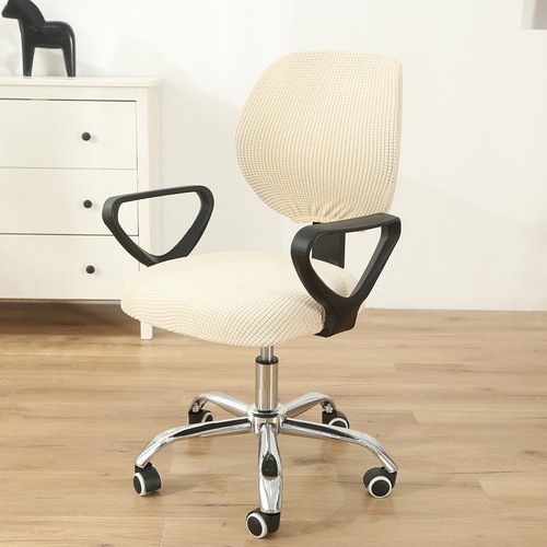 Computer Office Split Chair Cover Spandex Stretch Universal Desk Seat Slipcover - Picture 13 of 17