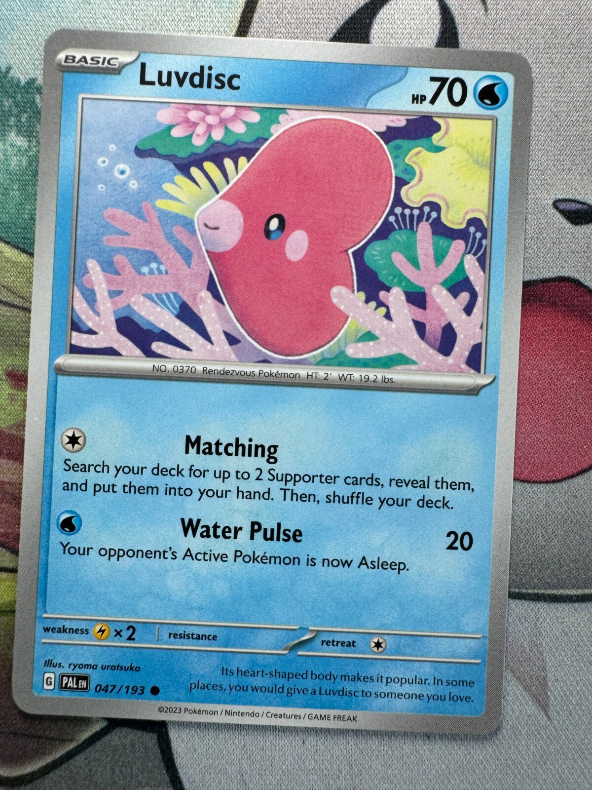 Luvdisc Non-Holo English Pokemon TCG BKCI361