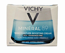 Vichy Mineral 89 | 100HR Moisture Boosting Cream | Rich Fragrance Free | 50ml